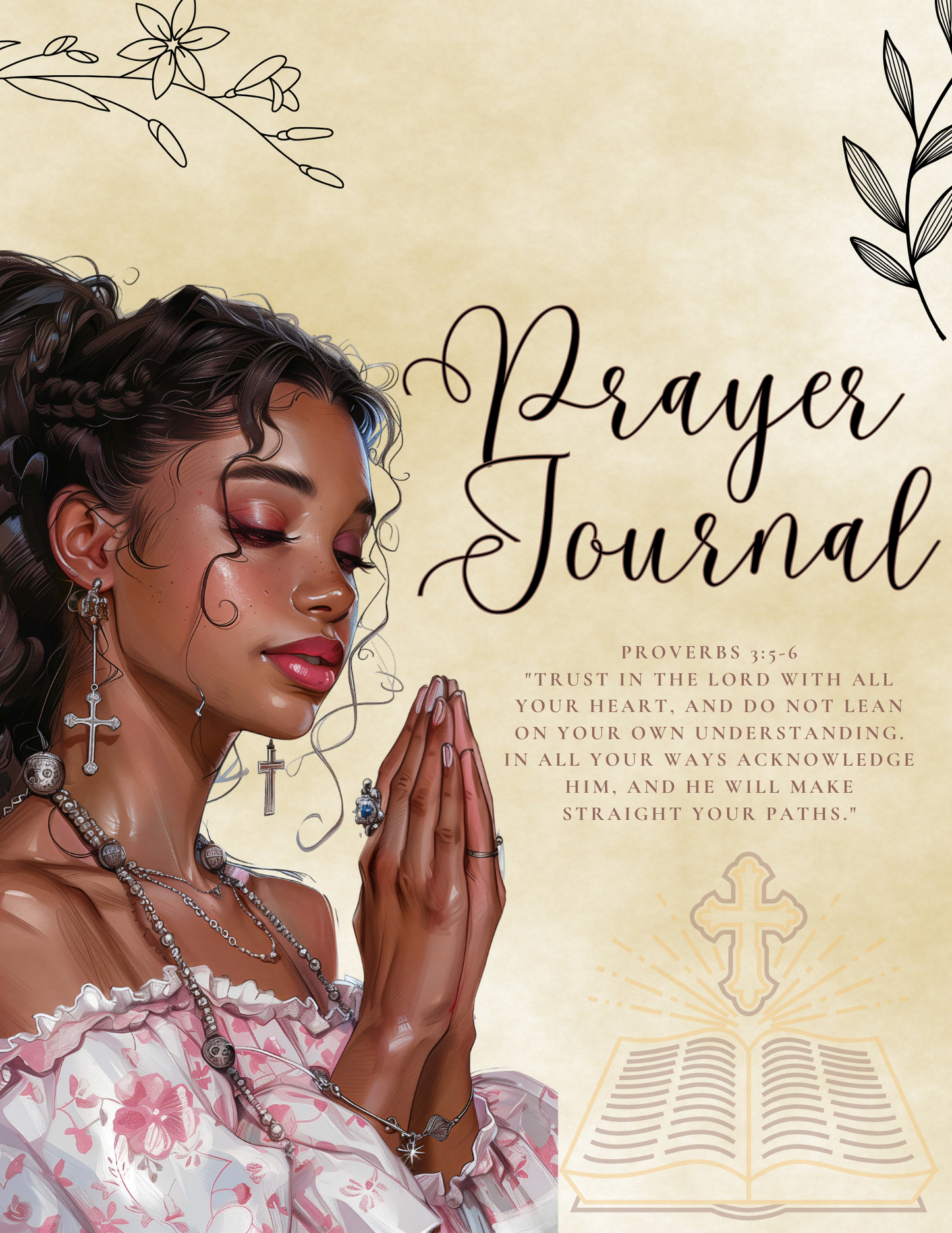 Short Floral Prayer Journal
